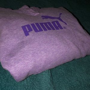 Purple puma hoodie